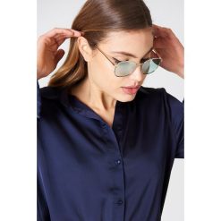 Le Specs Okulary przeciwsłoneczne Neptune - Gold. Brązowe okulary przeciwsłoneczne damskie Le Specs. W wyprzedaży za 121.58 zł.