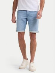 Petrol Industries Szorty jeansowe M-ROS-SHO001 Niebieski Slim Fit. Niebieskie szorty męskie Petrol Industries, m, bez wzorów, z bawełny. Za 149.99 zł.