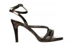 Sandały Bayla-187 587-1733 Platinum Mirror 187177, Czarny, Skóra ekologiczna - 37. Czarne sandały damskie Bayla, bez wzorów, z lakierowanej skóry, bez obcasa, na platformie, bez zapięcia. W wyprzedaży za 179.10 zł.