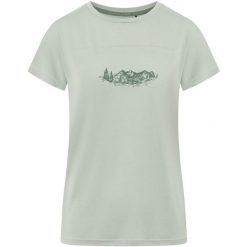 T-shirt damski VIKING Likelo Bamboo. Zielone koszulki sportowe damskie Viking, xs, bez wzorów, bez kołnierzyka, bez ramiączek. Za 129.70 zł.