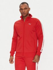 Puma Bluza T7 Always On 629587 Czerwony Regular Fit. Czerwone bluzy męskie Puma, l, bez wzorów, z bawełny, bez kaptura. Za 189.99 zł.
