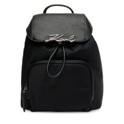 Plecak KARL LAGERFELD. Czarne plecaki damskie KARL LAGERFELD, bez wzorów. Za 679.99 zł.
