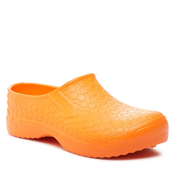 Klapki Dry Walker. Brązowe klapki damskie Dry Walker, bez wzorów, bez obcasa. Za 39.99 zł.