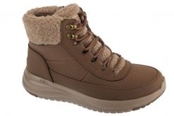 Buty zimowe damskie, On-The-Go Stellar - Alpine Adventure. Brązowe obuwie sportowe damskie Skechers, bez wzorów, z materiału. Za 339.99 zł.