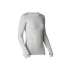 Koszulka do jogi długi rękaw. T-shirty damskie marki DOMYOS. W wyprzedaży za 79.99 zł.