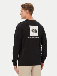 The North Face Longsleeve Evolution Box Nse NF0A8B68 Czarny Regular Fit. Czarne bluzki z długim rękawem męskie The North Face, m, bez wzorów, z bawełny, bez kołnierzyka. Za 169.99 zł.