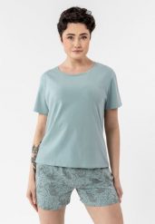 Piżama damska dwuczęściowa U-RAVA. Piżamy damskie Volcano, s, bez wzorów, z bawełny, bez ramiączek, krótkie. Za 99.99 zł.