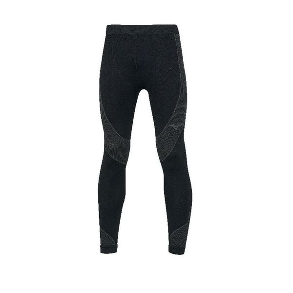 Długie legginsy Mizuno Team Under. Czarne buty sportowe męskie Mizuno, xl, z aplikacjami, z materiału, długie, do biegania. Za 158.50 zł.