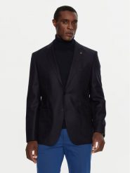 Boss Marynarka H-Janson 50528023 Granatowy Regular Fit. Niebieskie marynarki męskie Boss, bez wzorów, z wełny, biznesowe. Za 1,389.00 zł.