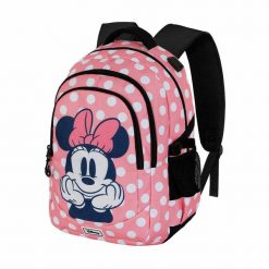 Plecak szkolny Minnie Mouse Karactermania 32 L. Czerwone plecaki damskie Disney, bez wzorów. Za 228.35 zł.