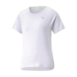 Koszulka do biegania damska PUMA Run Cloudspun. Białe koszulki sportowe damskie Puma, xs, bez wzorów, sportowe, bez kołnierzyka. Za 99.99 zł.