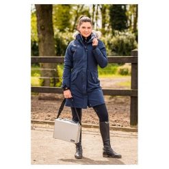 Wodoodporna parka dla kobiet Whis Coach. Niebieskie kurtki damskie WHIS, bez wzorów, bez kaptura. W wyprzedaży za 1,468.65 zł.