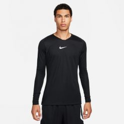 Koszulka treningowa męska Nike Dry Park First Layer. Białe koszulki sportowe męskie Nike, m, bez wzorów, bez kołnierzyka, bez ramiączek, do piłki nożnej. Za 129.00 zł.