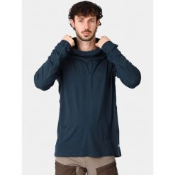 T-shirt męski Fjallraven Abisko Wool M. Niebieskie bluzki z długim rękawem męskie Fjällräven, m, bez wzorów, bez kołnierzyka. Za 568.15 zł.