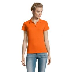 Damska Koszulka Polo Perfect. Brązowe koszulki sportowe damskie SOL'S, s, bez wzorów, bez kołnierzyka, bez ramiączek. Za 64.99 zł.