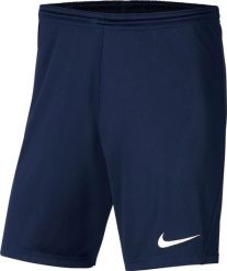 Nike Spodenki męskie Park III granatowe r. L (BV6855 410). Krótkie spodenki sportowe męskie Nike, l, bez wzorów. Za 78.87 zł.