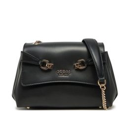 Torebka Guess. Czarne torebki do ręki damskie Guess, z aplikacjami, klasyczne, bez dodatków. Za 309.99 zł.