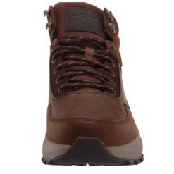 Buty trekkingowe Męskie Skechers. Brązowe trekkingi męskie Skechers, trekkingowe. Za 387.99 zł.