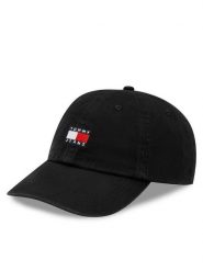 Tommy Jeans Czapka z daszkiem Heritage AM0AM12020 Czarny. Czarne rękawiczki męskie Tommy Jeans, bez wzorów, z bawełny. Za 99.99 zł.