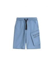 Coccodrillo Szorty sportowe WC5120501VBC Niebieski Regular Fit. Niebieskie szorty dla chłopców COCCODRILLO, bez wzorów, z bawełny, sportowe. Za 39.99 zł.