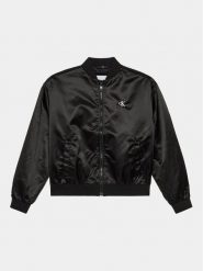 Calvin Klein Jeans Kurtka bomber IB0IB01980 Czarny Regular Fit. Czarne kurtki i płaszcze dla chłopców Calvin Klein Jeans, bez wzorów, z jeansu, bez kaptura. Za 489.99 zł.