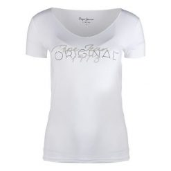 Pepe Jeans T-Shirt Damski Jane M, Biały. T-shirty damskie Pepe Jeans. W wyprzedaży za 139.00 zł.