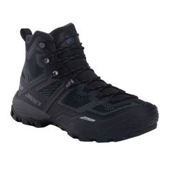 Buty trekkingowe Mammut Ducan High GTX. Czarne trekkingi męskie Mammut, za kostkę, trekkingowe. Za 689.99 zł.