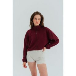 Kurtka sportowa Moonholi Uptown z zamkiem. Czerwone bluzy sportowe damskie MOONHOLI, bez wzorów, bez kaptura, na jogę i pilates. Za 399.00 zł.