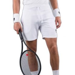 Szorty Hydrogen Tech. Białe krótkie spodenki sportowe męskie HYDROGEN, l, bez wzorów, tenisowe. Za 249.00 zł.