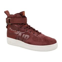 Nike Air Force 1 Sf Mid 917753-202 44 Czerwone. Czerwone buty sportowe męskie marki Nike, z tkaniny. W wyprzedaży za 499.99 zł.