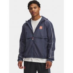 Kurtka do biegania męska Under Armour UA Run 96. Szare kurtki męskie Under Armour, m, bez wzorów, sportowe, bez kaptura. Za 579.00 zł.