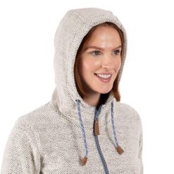 Bluza Z Kapturem Damska Ronee. Białe bluzy damskie Trespass, l, bez wzorów, z materiału, z kapturem. Za 468.99 zł.