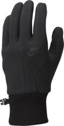 Nike Rękawiczki męskie do biegania Nike Therma-Fit Tech Pleece czarne N1009496013 M. Czarne rękawiczki męskie Nike, bez wzorów, sportowe. Za 238.32 zł.