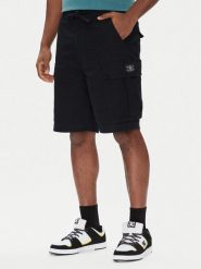 DC Shoes Szorty materiałowe Tundra ADYWS03086 Czarny Regular Fit. Czarne szorty męskie DC Shoes, l, bez wzorów, z bawełny. Za 199.99 zł.