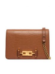 Elisabetta Franchi Torebka BS-09A-66E2-V300 Brązowy jasny. Brązowe listonoszki damskie Elisabetta Franchi, bez wzorów, ze skóry, bez dodatków. Za 1,289.00 zł.