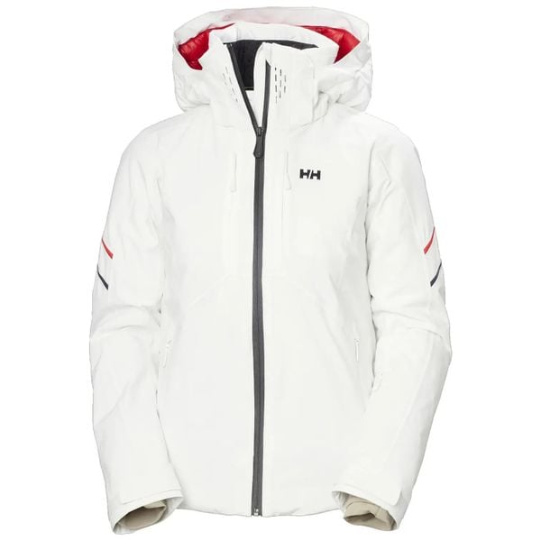 Damska kurtka narciarska Helly Hansen Alphelia Infinity. Białe kurtki damskie Helly Hansen, l, bez wzorów, długie, bez kaptura, narciarskie, primaloft. Za 1,941.00 zł.
