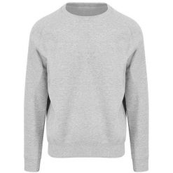 Męska Bluza Graduate Heather Heavyweight. Szare bluzy męskie AWDIS, m, bez wzorów, bez kaptura. Za 133.99 zł.
