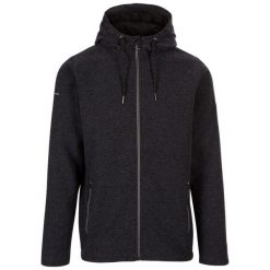 Bluza Polarowa Męska Sheelane Marl. Czarne bluzy męskie Trespass, na zimę, m, bez wzorów, z dzianiny, z kapturem. Za 331.99 zł.