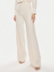 Elisabetta Franchi Spodnie materiałowe PA-053-42E2-5895 Écru Relaxed Fit. Spodnie materiałowe damskie Elisabetta Franchi, bez wzorów, z materiału. Za 1,589.00 zł.