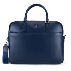 Torba na laptopa Beverly Hills Polo Club. Niebieskie torby na laptopa męskie Beverly Hills Polo Club, bez wzorów. Za 219.99 zł.