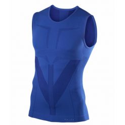 Tank top Falke Warm. Niebieskie t-shirty męskie Falke, s, bez wzorów, z elastanu, bez kołnierzyka. Za 254.00 zł.