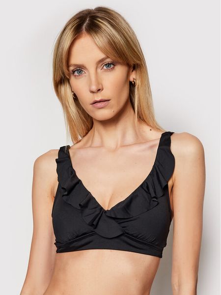 Lauren Ralph Lauren Góra od bikini LR9GV84E Czarny. Czarne bikini damskie Lauren Ralph Lauren, bez wzorów. Za 429.99 zł.