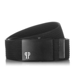 Pasek parciany PAOLO PERUZZI PW-23-105 cm czarny. Czarne paski damskie Paolo Peruzzi, bez wzorów, z materiału. Za 34.99 zł.