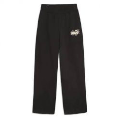 Spodnie sportowe damskie Puma 68169401. Czarne spodnie dresowe damskie Puma, l, bez wzorów, z dresówki, na fitness i siłownię. Za 246.95 zł.