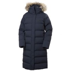 Parka dla kobiet Helly Hansen Aria. Niebieskie kurtki damskie Helly Hansen, na zimę, bez wzorów, bez kaptura. W wyprzedaży za 1,274.00 zł.