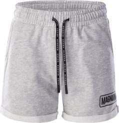 Spodenki treningowe damskie Magnum Caprea Shorts. Szare szorty damskie MAGNUM, l, bez wzorów, z bawełny. Za 96.99 zł.