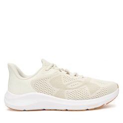 Buty do biegania Under Armour. Szare obuwie sportowe damskie Under Armour, bez wzorów, do biegania. Za 299.99 zł.