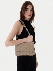 Guess Torebka Giully II HWBQ96 73200 Beżowy. Brązowe torebki do ręki damskie Guess, z aplikacjami, ze skóry, bez dodatków. Za 589.99 zł.