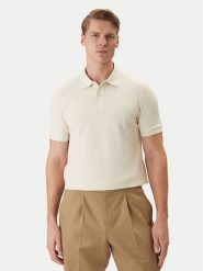 BOSS Polo Pallas 50553564 Biały Regular Fit. Białe koszulki polo męskie Boss, m, bez wzorów, z bawełny, bez ramiączek. Za 499.99 zł.