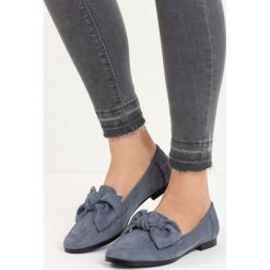 Niebieskie Mokasyny Bowknot. Niebieskie mokasyny damskie Born2be. Za 79.99 zł.